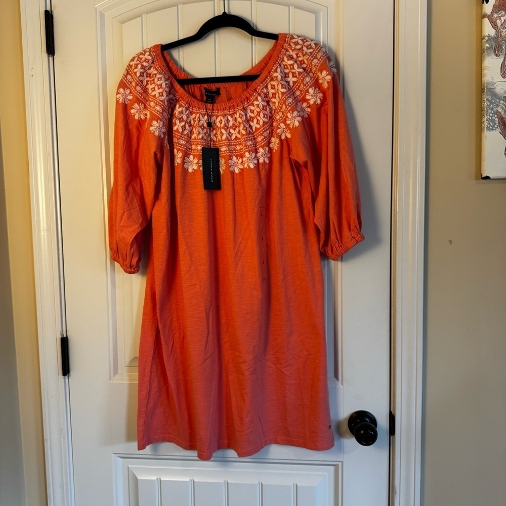 Tommy Hilfiger Embroidered Women's Dress NWT